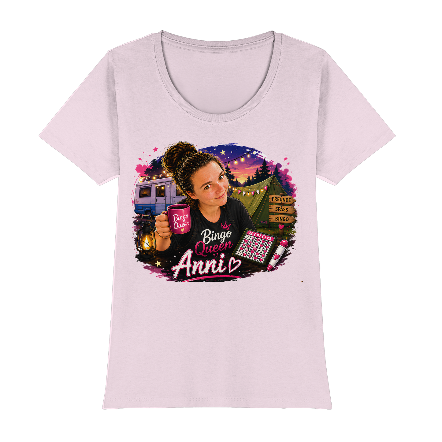 Bingo Fan Artikel Anni - Womens Premium Classic T-Shirt