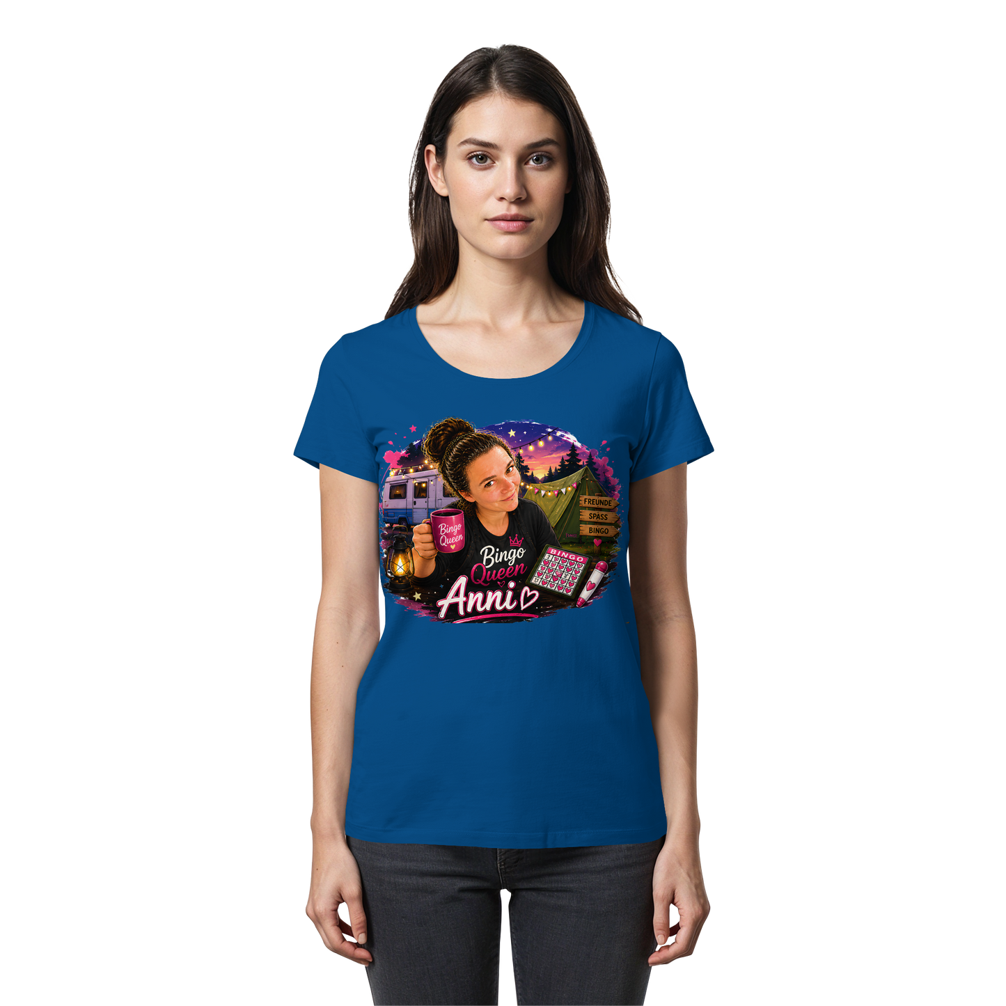 Bingo Fan Artikel Anni - Womens Premium Classic T-Shirt