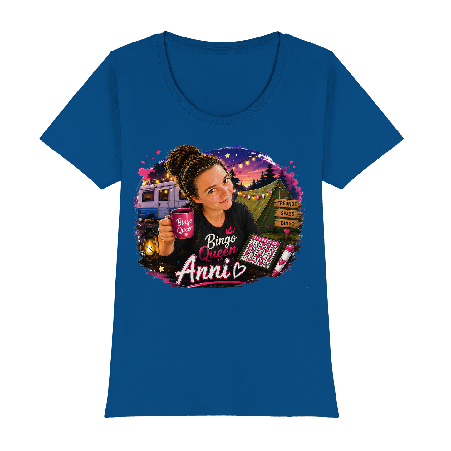 Bingo Fan Artikel Anni - Womens Premium Classic T-Shirt