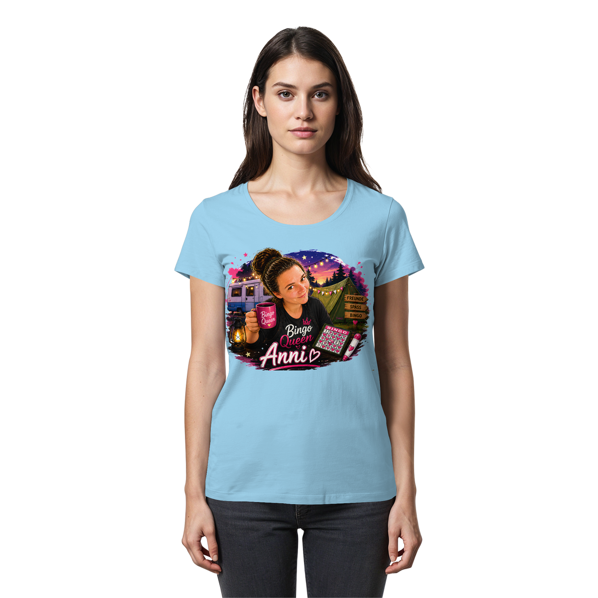 Bingo Fan Artikel Anni - Womens Premium Classic T-Shirt