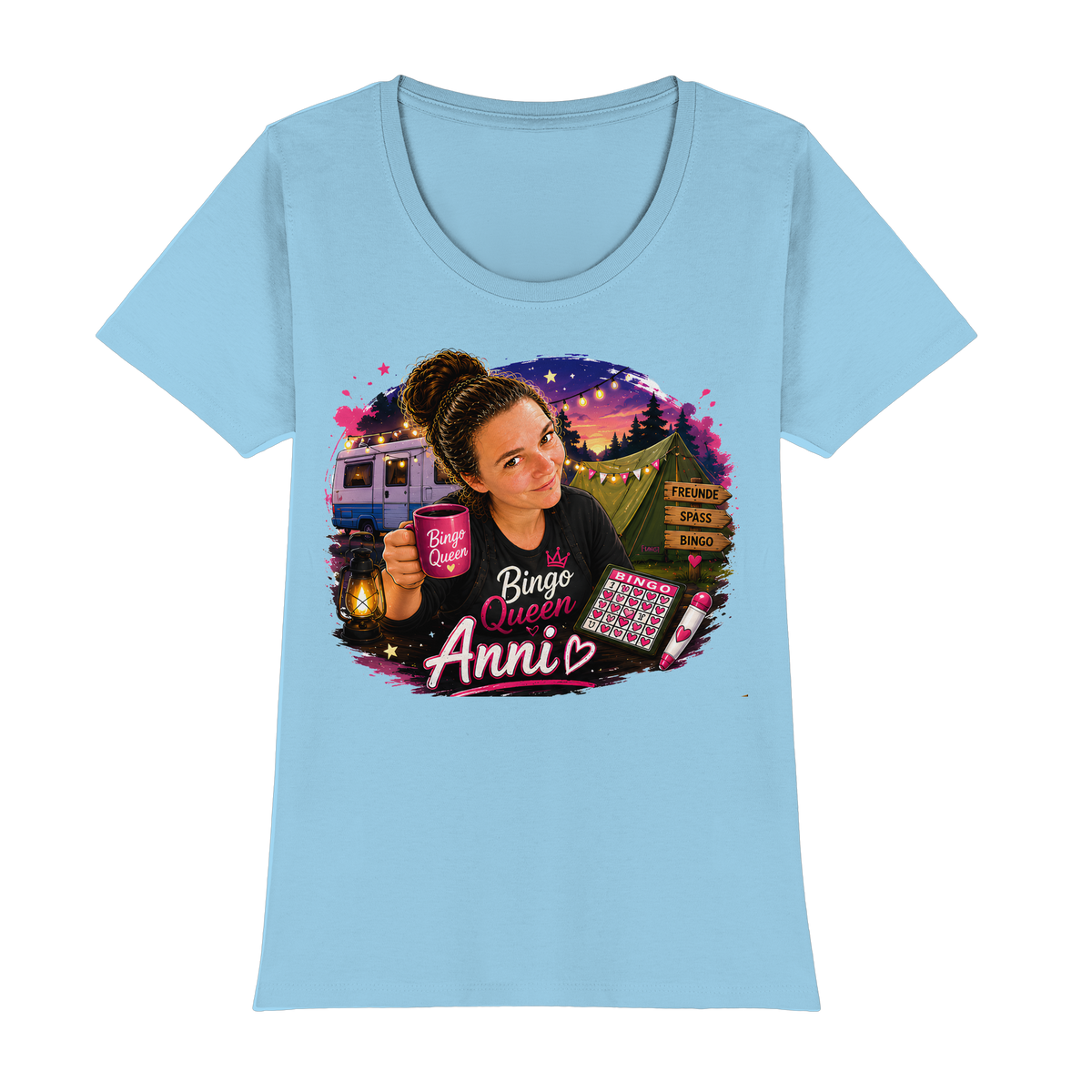 Bingo Fan Artikel Anni - Womens Premium Classic T-Shirt
