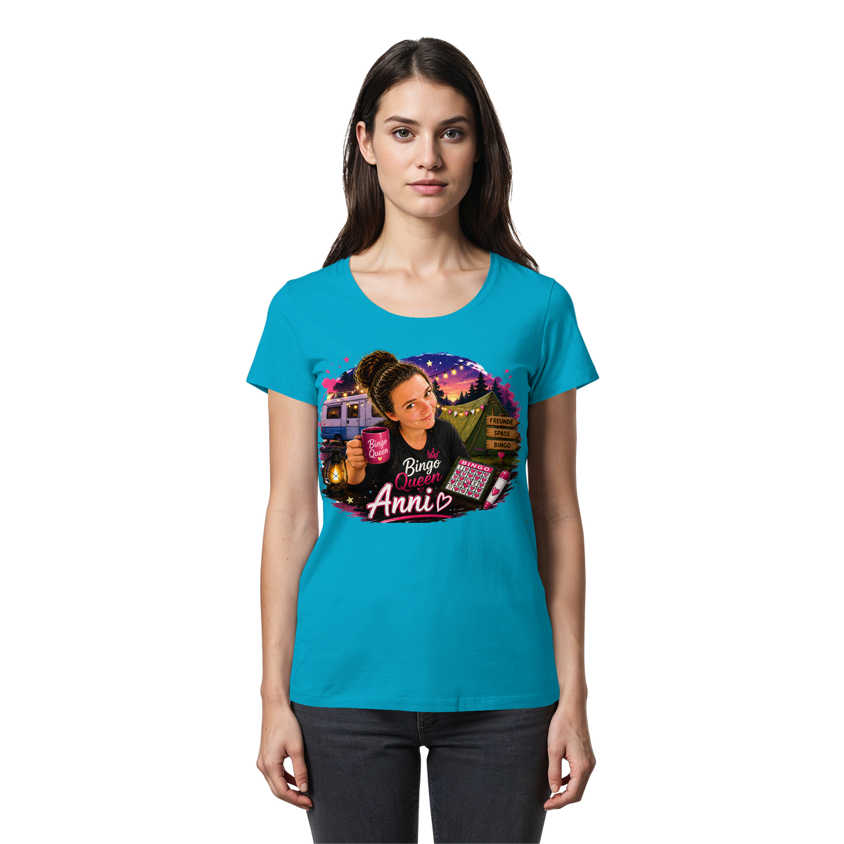 Bingo Fan Artikel Anni - Womens Premium Classic T-Shirt