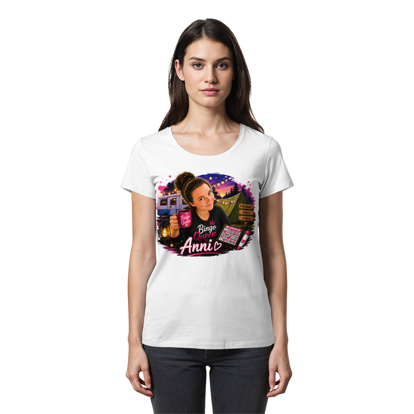 Bingo Fan Artikel Anni - Womens Premium Classic T-Shirt