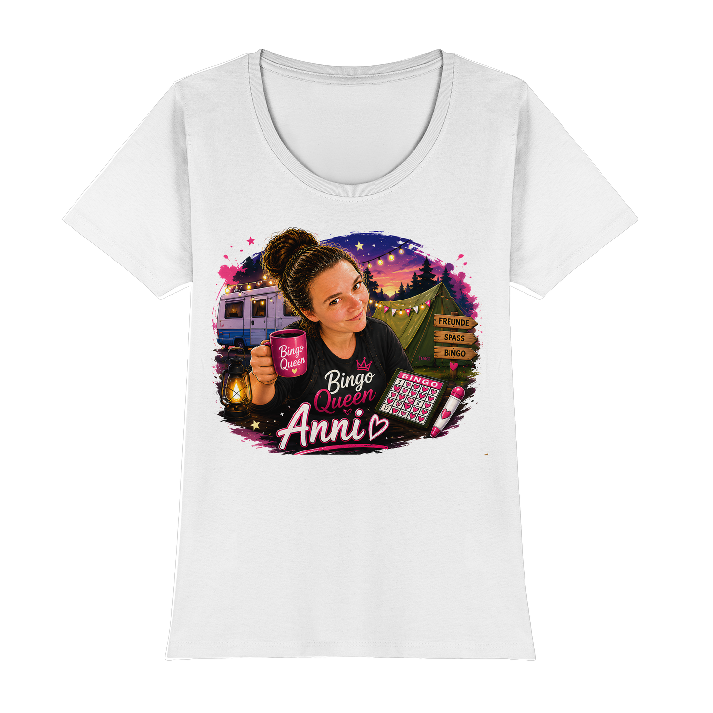 Bingo Fan Artikel Anni - Womens Premium Classic T-Shirt