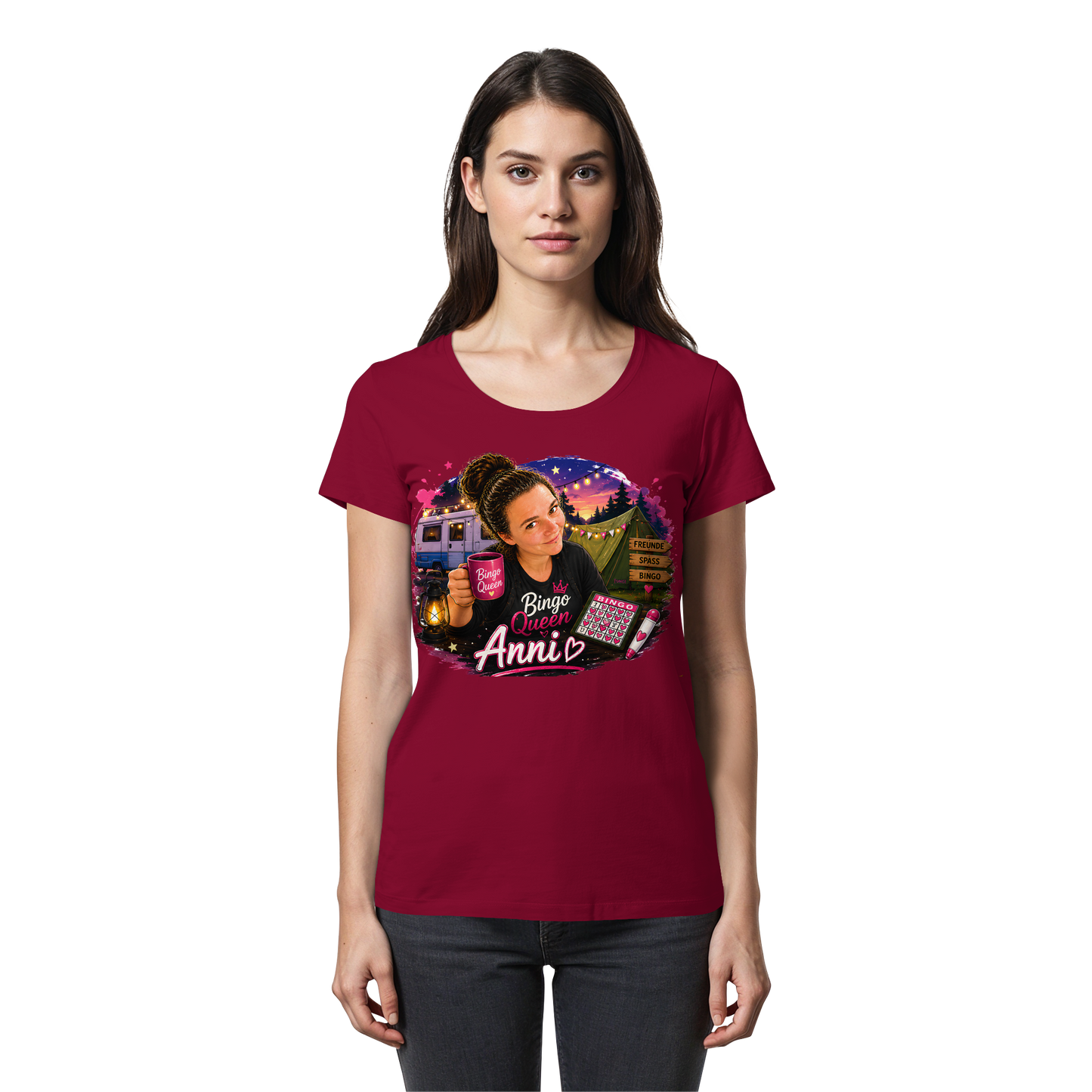 Bingo Fan Artikel Anni - Womens Premium Classic T-Shirt