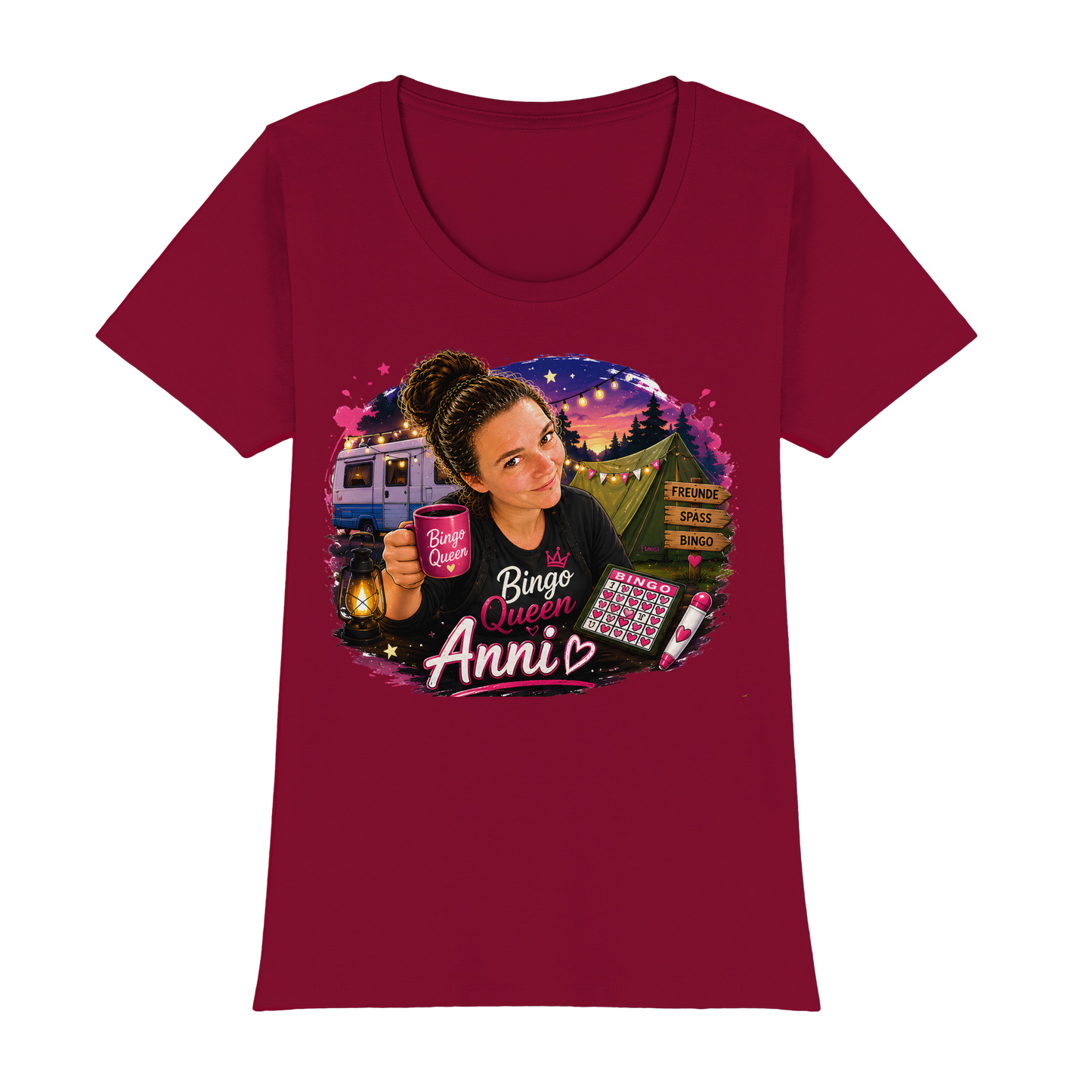 Bingo Fan Artikel Anni - Womens Premium Classic T-Shirt